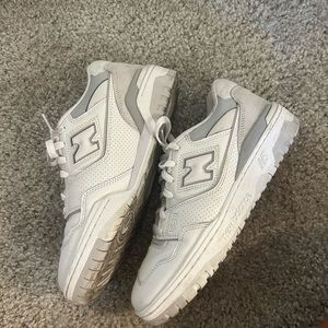 New Balance 550 White Rain Cloud size women’s 10/ men’s 8.5